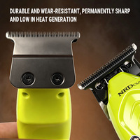 Tondeuse à cheveux rechargeable professionnelle avec tête de lame détachable et lavable, 7200 tr/min, avec lame Echo