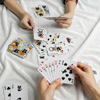 Jeu de cartes personnalisé de luxe avec logo imprimé, pour couple, famille et jeux de société pour adultes, éducatif