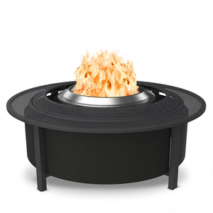 Heavy Duty 52.6 Inch <b>Fire</b> <b>Pit</b> Surround Tabletop Portable Metal Mesh <b>Fire</b> <b>Pit</b> Safety Barrier with Extra Space for Outdoor Patio - Product Image 1