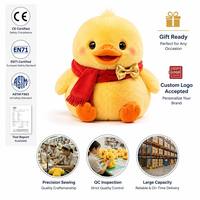 Peluche personnalisée OEM en forme de canard, jouet doux et mignon, mascotte festive Kawaii, peluche sur mesure