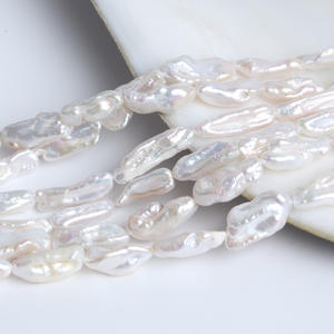 Zhuji Natural Freshwater Pipa <b>Pearl</b> 8-10mm DIY Handmade <b>Loose</b> Bead String Semi-Finished Special Price Wholesale - Product Image 5
