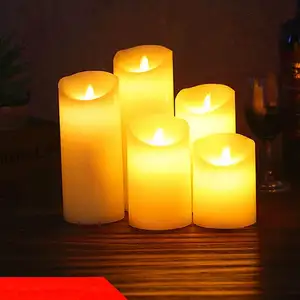 2022 New High Quality Decorative Flameless LED Candles Battery Operated Remote Control For Christmas Decorations