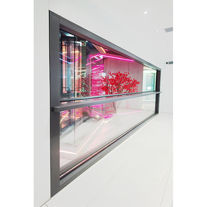 Cơ giới dọc trượt chém cửa sổ điều khiển từ xa Patio nhôm cửa sổ kính cho ban công - Product Image 3