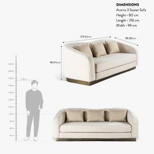 Sofá moderno de lujo de madera maciza de Sheesham, elegante para la sala de estar, cómodo, duradero y perfecto para el hogar familiar. - Product Image 5