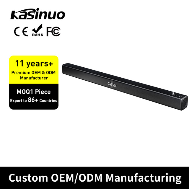 Professional Soundbar Black Desktop Stereo Speakers 10 Number of Horn Peak Power 150W BT High-power LED Speaker TV Home Speaker