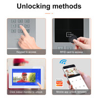 Multi-stations d'appartement postes interphone étanche wifi PoE interphone cat 6 système d'interphone vidéo avec clavier