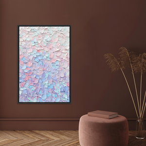 Elegant Purple Glass Wall Art Modern Art Deco Printed Panel <b>Canvas</b> Artwork Clear <b>Framed</b> Hanging - Product Image 3