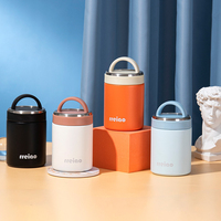 Boîte à lunch isotherme portable en acier inoxydable 316 de 280 ml/380 ml, gourde de travail moderne pour cadeaux d'affaires, affichage de la température 12-24