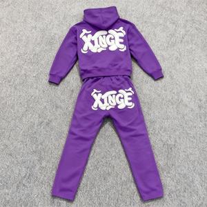 Conjunto Deportivo de Hombre, Diseño Original OEM 2026, 500gsm, Dos Piezas, Estampado Gráfico, Estilo Holgado - Product Image 2