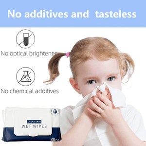 一次性无纺布湿巾 80片 柔软清洁湿巾 一次性清洁湿巾 - Product Image 4