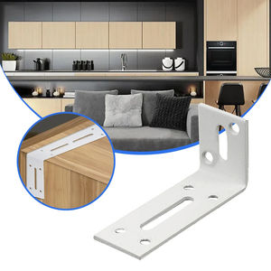 L'<span class=keywords><strong>étagère</strong></span> d'angle réglable industrielle rustique soutient le noir blanc en acier laminé à froid résistant S M L de forme L - Product Image 6