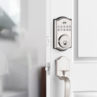 Serrure de porte intelligente américaine à vente chaude, serrure numérique à mot de passe intelligente pour hôtel et appartement
