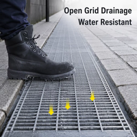 Grille en acier inoxydable 304 à dents pour drainage routier – Fabrication usine