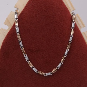 สร้อยคอแฟชั่นแบบโซ่ชุบโรเดียม SATVA SILVER เครื่องประดับเก๋ไก๋สำหรับทุกเพศ เหมาะสำหรับใส่ทุกวันและงานปาร์ตี้ - Product Image 5