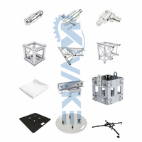 Structure de scène DJ en alliage d'aluminium 290x290, support de treillis modulaire robuste à installation rapide pour événements d'entreprise