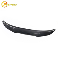 Aileron de coffre arrière en fibre de carbone brillante style PSM pour BMW Série 8 G14 M8 F91 Cabriolet 2018+