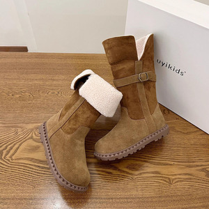 Nouveauté Automne-Hiver 2025, bottes de chevalières rétro longues de style coréen, chaudes et tendance pour filles - Product Image 6