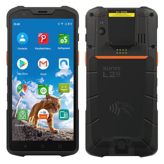 Sunmi L2s Pro Android 12 5.5'' Portable Handheld Wireless Barcode Scanner IP68 Ocr Camera Terminal Pda Data Collector Computer