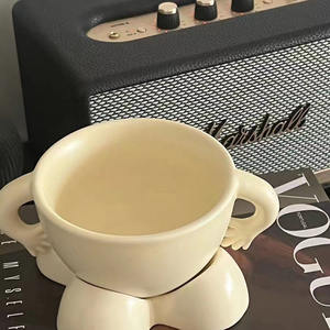 แก้วกาแฟพร้อมจานรองสไตล์นอร์ดิกน่ารัก ความจุขนาดใหญ่ - Product Image 3