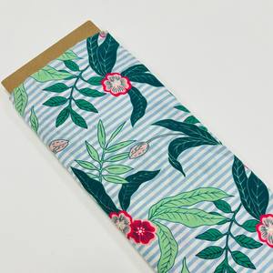 100% tissu rayonne conception de géométrie d'impression numérique personnalisée pour vêtements de villégiature - Product Image 1