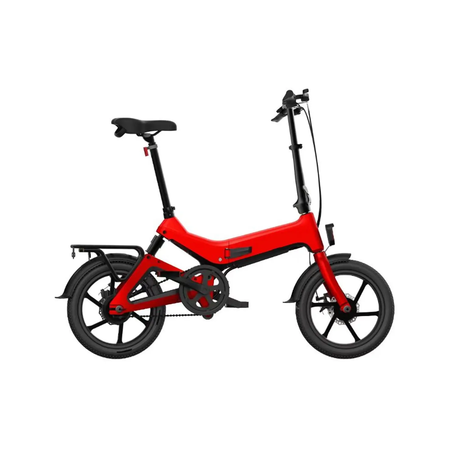 Bicicleta eléctrica de montaña de suspensión completa, neumático ancho de 16x2.125 pulgadas