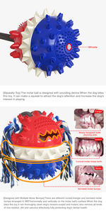 Juguete Masticable para Perros con Succión al Vacío SuperBuy, TPR + Cuerda de Poliéster, Alivio de la Ansiedad, Interior/Exterior - Product Image 5