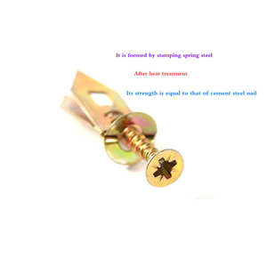 Plasterboard <strong>Anchor</strong> with Screws Home Self Drilling Hammer in Drywall <strong>Anchor</strong> <strong>Kit</strong> for Sheetrock Screw Holes Nail Hand Plad - Product Image 5