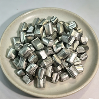 Granulés d'aluminium de haute pureté 99,7 % Marque CHUHUA pour désoxydation de l'acier, usage industriel, qualité fonderie, 9,5-15 mm, emballage en sac de 1 tonne