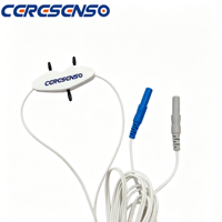 CéréSenso – Ensemble de câbles de thermistance et capteur de débit d'air jetables pour matériel d'enregistrement du sommeil, remplacement de connecteur DIN 1,5 mm