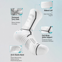 Chaussettes de sport pour hommes en coton éponge respirant, antidérapantes et anti-transpiration, personnalisées pour adultes, pour l'entraînement et le basketball