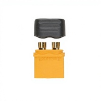 Connecteur Amass Original XT60 XT60H avec gaine, prise plaquée or 30A pour drone RC et système d'alimentation numérique 3C