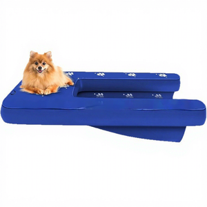Radeau gonflable <span class=keywords><strong>pour</strong></span> animaux de compagnie, échelle d'escalade <span class=keywords><strong>pour</strong></span> <span class=keywords><strong>chien</strong></span>, plateforme de repos aquatique, bouée flottante, planche flottante antidérapante en tissu, radeau flottant <span class=keywords><strong>pour</strong></span> animaux de compagnie - Product Image 1