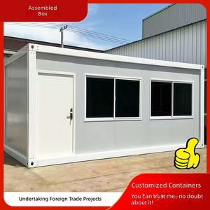 บ้านสำเร็จรูปแบบตู้คอนเทนเนอร์ประกอบรวดเร็ว บ้านเคลื่อนที่แบบโมดูลาร์สองชั้น บ้านพักแบบพกพาสำหรับสำนักงาน หอพัก หรือการรีคอนสตรัคชั่น - Product Image 3