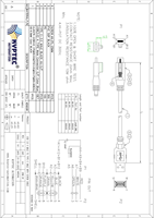 Cable USB 3.0 para Visión Artificial, Macho Tipo A a Macho Tipo C con Conector de Rosca para Cámara Industrial, Datos de Alta Velocidad
