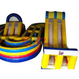 Parcours d'obstacles gonflable géant 12X8X4.3M avec toboggan - Design original Naisi <span class=keywords><strong>Jeu</strong></span> <span class=keywords><strong>de</strong></span> parc extérieur commercial - Product Image 3