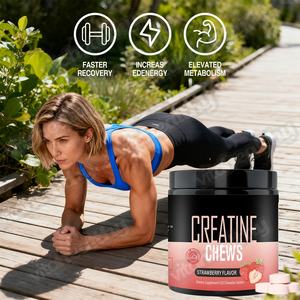 Vitaheathy OEM/ODM di creatina di prima scelta mastica compresse di creatina biologica compresse da masticare per adulti pastiglie di creatina masticabili fruttate - Product Image 4