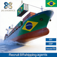 Consolidación de Carga Marítima a Brasil, Agente de Envío Puerta a Puerta, Logística de Carga, Transitario, Exportación, Servicio de Entrega FBA