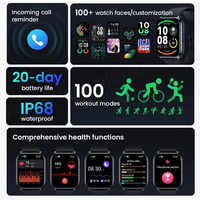 Reloj Inteligente Haylou 2 Pro con Pantalla a Color de 1.85 Pulgadas, Vista Más Amplia y Clara, Reloj para Hombre y Mujer, Nuevo Diseño, Relojes Inteligentes Haylou Ls02pro