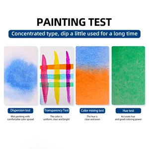 कलाकार पेंटिंग के लिए ज़िन बोवेन सूखे रंगद्रव्य सेट 33 रंग, ले जाने में आसान ड्राइंग केक वॉटरकलर पेंट