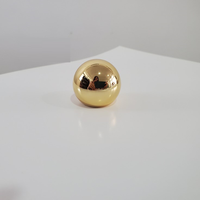 Capuchon de parfum sphérique de luxe en plastique, 1 pièce, 15mm, couvercle de parfum avec perles sphériques, couleur blanc, argent, or et noir, galvanoplastie