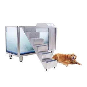 Profesyonel mikro kabarcık banyo ozon makinesi köpek bakım bakım köpek Spa kabarcık terapi küvet hayvan mağaza Pet Spa küveti