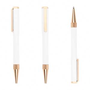 Venta Directa de Fábrica, Bolígrafo Hexagonal Rosa Dorado, Colores Personalizados, Material Escolar - Product Image 3