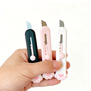Mini couteau artistique portable en forme de patte de chat, démontable, pour découpe rapide du papier, couteau artisanal, multi-usage pour étudiants, mignon - Product Image 6