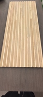 Offre en gros usine : Grilles murales en bois massif haute densité sur mesure pour hall d'entrée