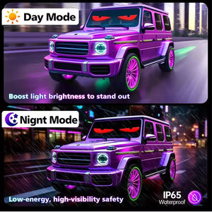 Encendedor de Cigarrillos Programable con Control por Aplicación para Ventana de Coche, Resistente al Agua IP65, 12V, Certificado CE, Panel LED RGB, Iluminación Interior - Product Image 4