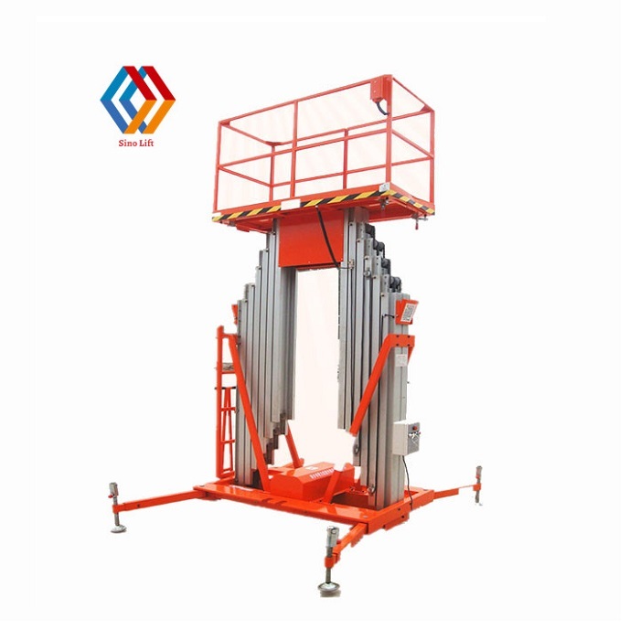 6 mètre Manuel Hydraulique Cric Aluminium Table Élévatrice