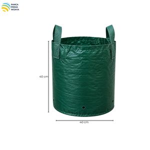 High Quality 50L HDPE Woven Grow <b>Bag</b> UV Stabilized Heavy Duty Planter <b>Bag</b> with 2 Handles for <b>Nursery</b> Horticulture - Product Image 3