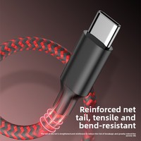 Kabel Data USB-C ke USB-C 1m 3A Fast Charging Braided (Nylon/PVC) untuk Kamera IOS & Penggunaan di Mobil-1JustLink