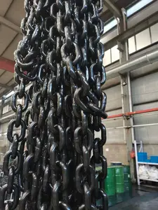 6mm-12mm Lashing Lifting Chain Top Quality G80 Alloy Steel Standard Black Metal Chains 62 Link Black Chain For Industry