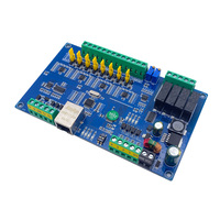Módulo IO Ethernet con 8 Entradas Analógicas, 2 Salidas Analógicas, 4 Entradas de Interruptor, 4 Relés, RS485, RS232, MODBUS TCP/RTU, Montaje en Riel DIN35, para Ingeniería